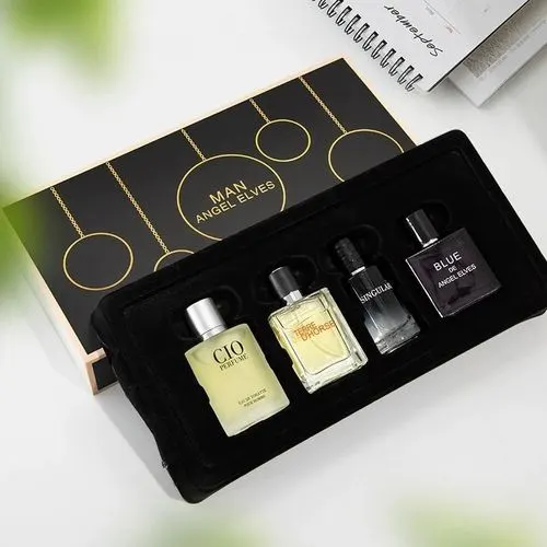 Men Perfumes Long Lasting Perfume Set 4pcs